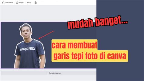 Cara Buat Garis Tepi Foto Di Canva Youtube