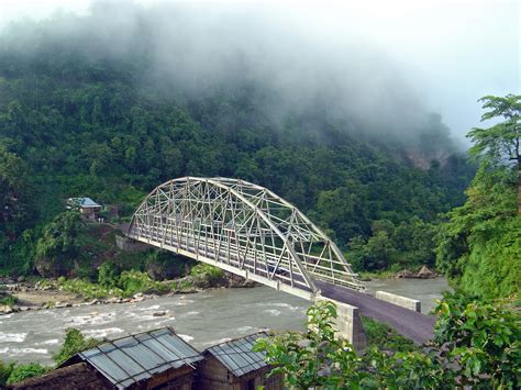 Piluwa Khola Bridge Nepal Road And Highway Steel Bridge Construction