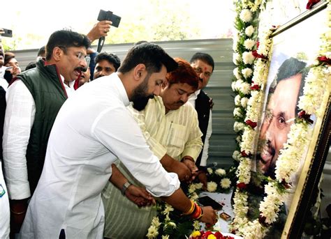 Chirag Paswan Pays Tribute To His Father Late Ram Vilas Paswan