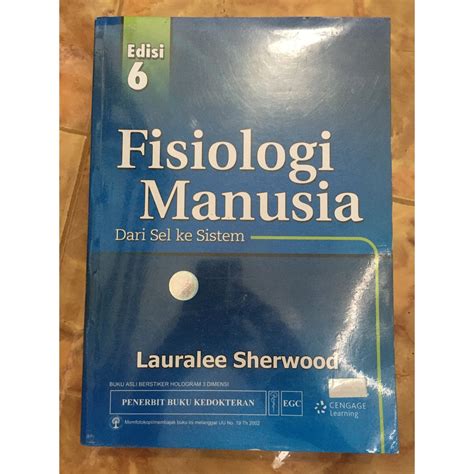 Jual Buku Kedokteran Fisiologi Manusia Lauralee Sherwood Edisi 6