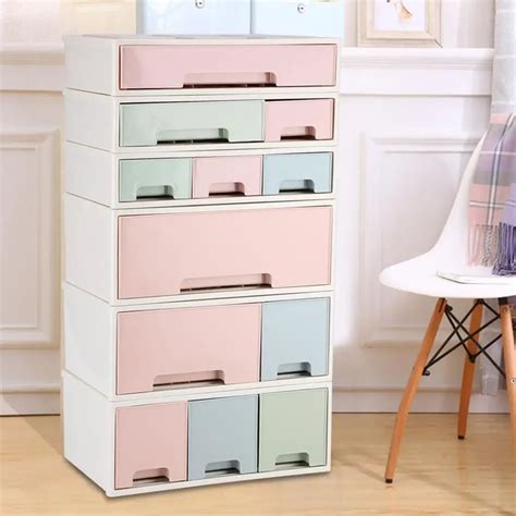 Desktop Storage Box Makeup Organizer Container With Drawers Jewelry