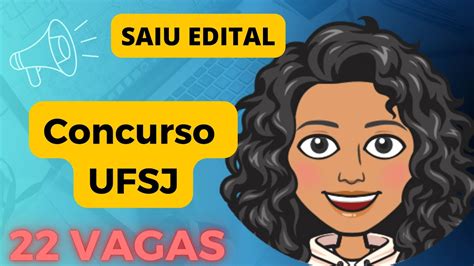 EDITAL PUBLICADO CONCURSO UFSJ MG YouTube