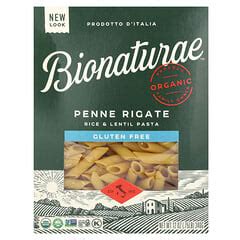 Bionaturae Gluten Free Rice Lentil Pasta Penne Rigate Oz G