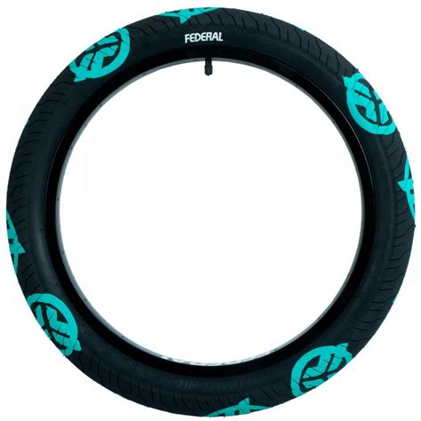 Plášť BMX FEDERAL Command LP Black Teal Logos DOOKIE cz