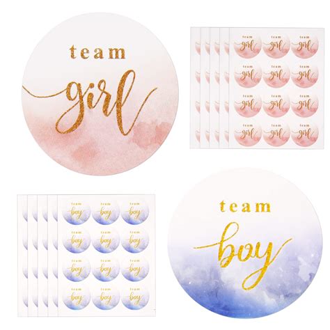 Buy Modloan Pcs Gender Reveal Stickers Gender Reveal Decorations