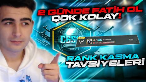 C S Tavs Yeler G Nde Fat H Ol Pubg Mob Le Rank Kasma Takt Kler