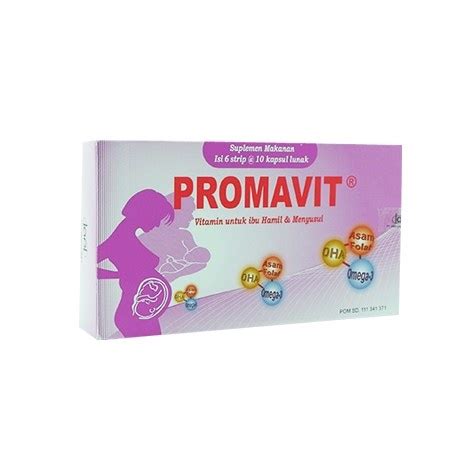 Jual Promavit Kapsul Vitamin Ibu Hamil Dan Menyusui Kapsul Shopee