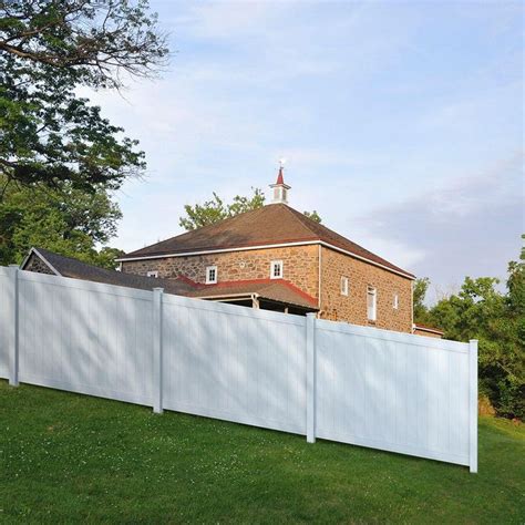 Veranda Pro Series 6 Ft H X 8 Ft W Woodbridge Privacy Vinyl Fence