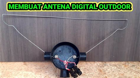 Cara Membuat Antena Tv Digital Outdoor Jernih Dari Gantungan Baju YouTube