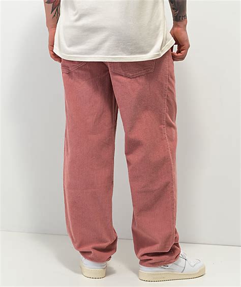 Empyre Skate Loose Fit Mauve Corduroy Pants