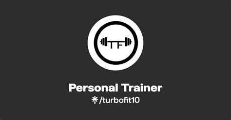 Personal Trainer Instagram Facebook Linktree