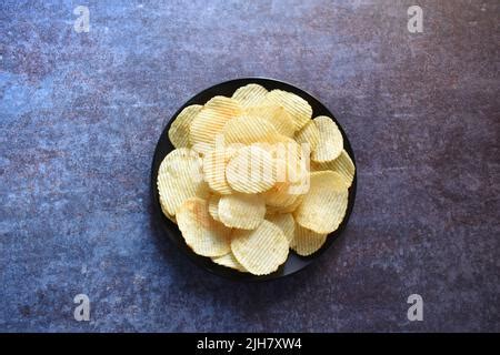 Crispy Corrugated Potato Chips Snack Food Stock Photo Alamy