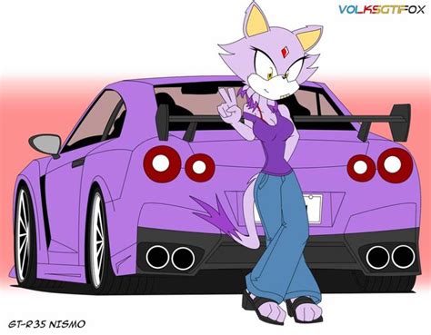 Blaze The Cat Car By Volksgtifox On Deviantart Ideias Para Desenho