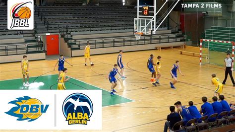 Dbv Charlottenburg Vs Alba Berlin Jbbl Youtube