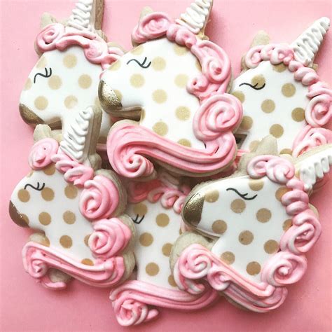 Unicorn Decorated Sugar Cookies 1 Dozen Etsy