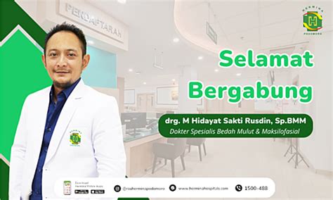 Hermina Hospitals Selamat Bergabung Drg M Hidayat Sakti Rusdin