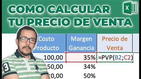 Como Se Calcula El Precio De Venta De Un Producto