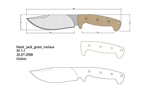 Knife Designs Templates