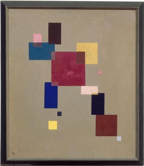 Art Reproductions Three rectangles, 1930 by Wassily Kandinsky (1866-1944, Russia) | ArtsDot.com