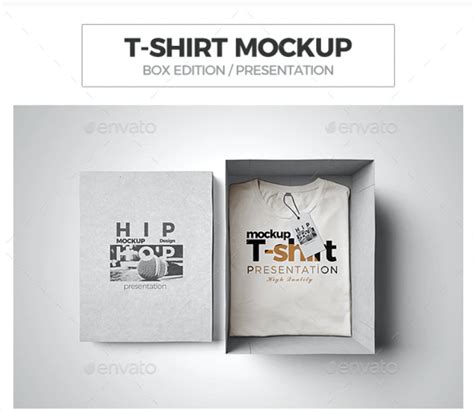 16 Customizable Shirt Box Mockup PSD Templates Mockup Den