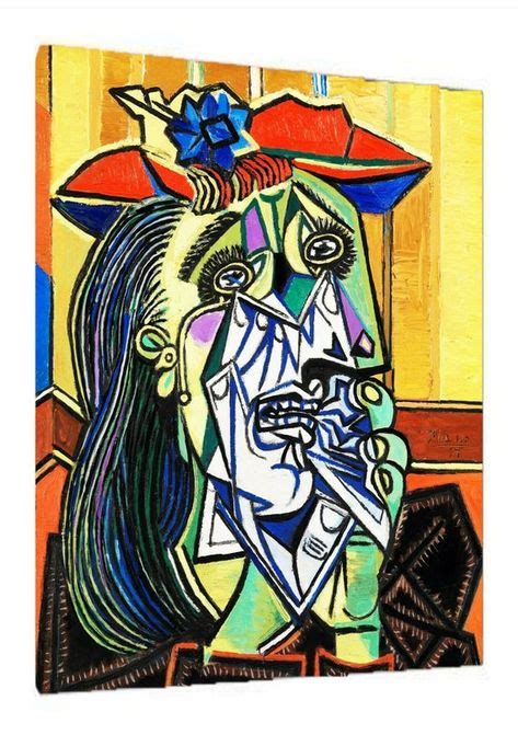 The Weeping Woman Painting By Pablo Picasso Framed High Definition