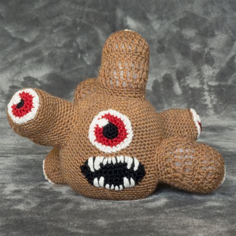 Amigurumi Diy Craft Kit Dungeon And Dragons Beholder Crochet Pattern