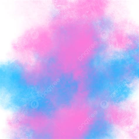 Bowder De Colores Azul Y Rosa Aislado Sobre Fondo Transparente PNG