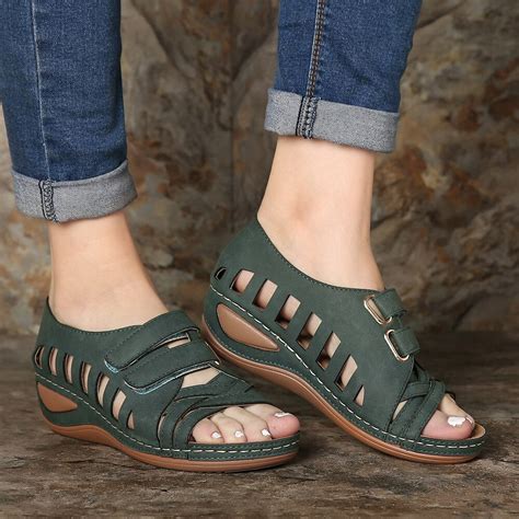 Womens Summer Comfortable Soft Roman Sandals Miggon