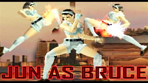 TAS Jun With Bruce S Moves Gameplay Tekken 2 Arcade Version