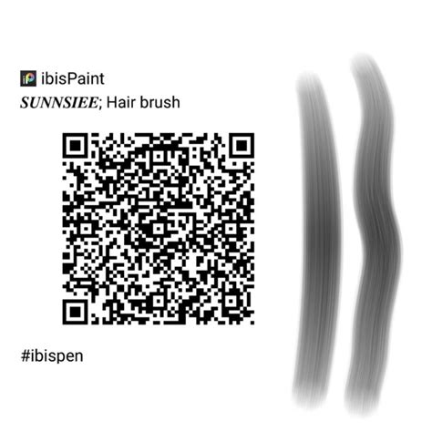 Ibis Paint X Qr Brushes Hair Brush Hair Brush Manipulation Edit