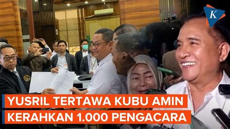 Yusril Tertawa Kubu Anies Kerahkan Pengacara Untuk Sengketa