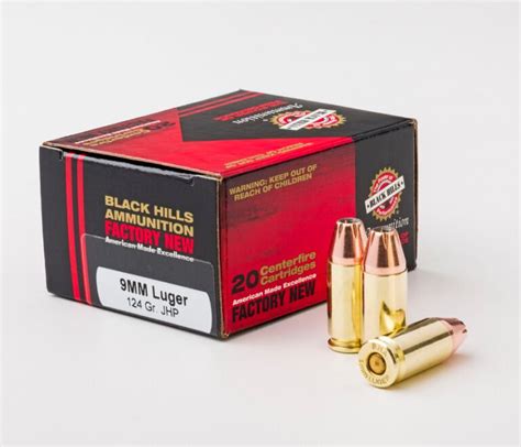 Black Hills 9mm 124 Gr JHP OLDVIRGINIA