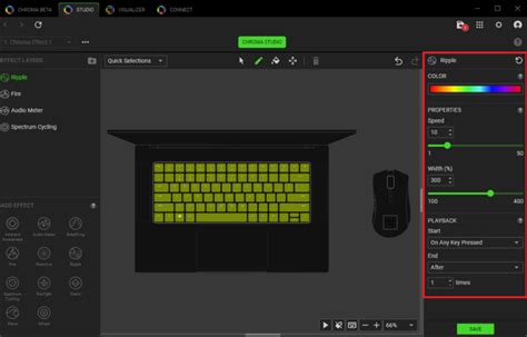 How To Add Lighting Effects On Razer Chroma Studio