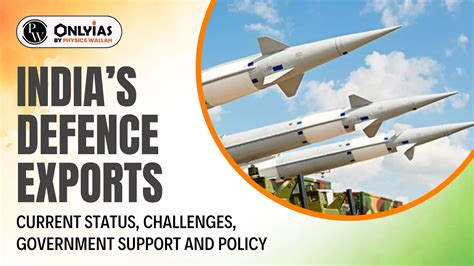 Indias Defence Exports Current Status Challenges Government Support