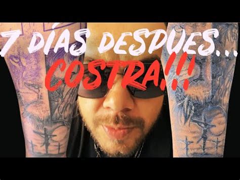 Por qué sale COSTRA GRUESAtatuaje infectado CUIDADOS TATTOO YouTube