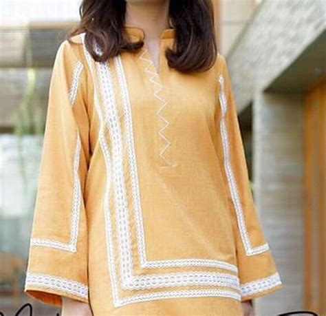 pintex kurtis lace pintex neck design kurta designs women create neck