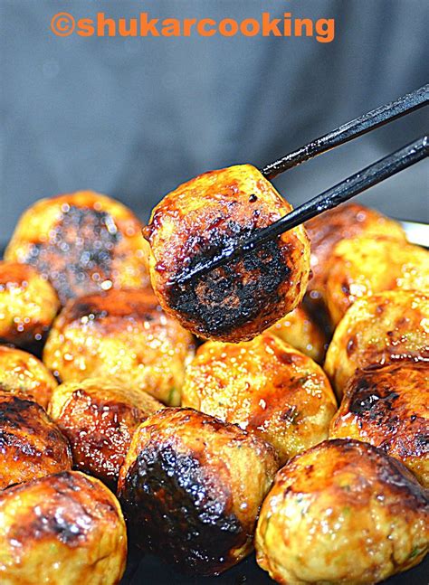 Tsukune Boulettes Japonaise Shukar Cooking