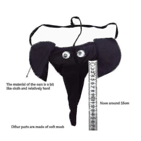 Men Novelty Elephant G Strings Panties Thongs Underwear Briefs Lingerie Multi Color Optional