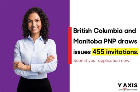 A Total Of 455 Invitations Were Issued By Manitoba And British Columbia