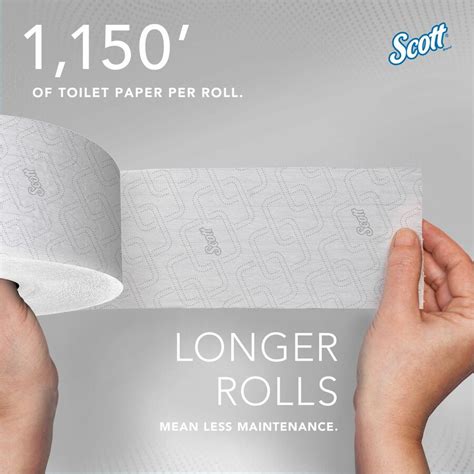 Scott Coreless High Capacity Jumbo Roll Toilet Paper With Elevated