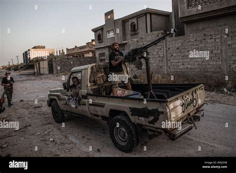 Tripoli Libya 29th July 2019 Fighters Of Libyas Un Backed