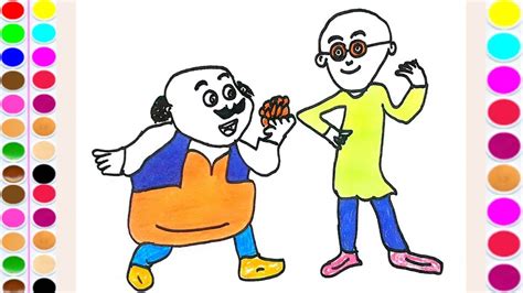 Motu Patlu Drawing Easy How To Drawing Motu Patlu Step By Step Motu Patlu Friendship Youtube