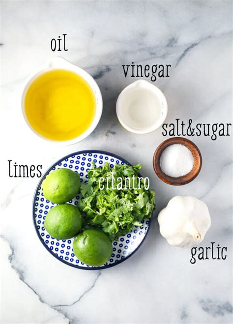 Lime Cilantro Vinaigrette Recipe