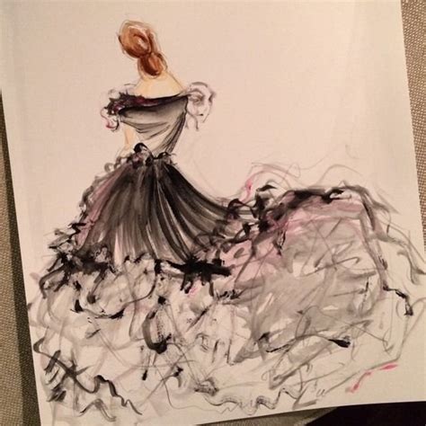 Sketch Of The Day Textured Tulle Gown Cssketch Tulle Gown Christian