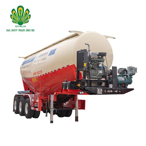 Tri Axle 60 Cbm Bulk Cement Tanker Semi Trailer China Factory China