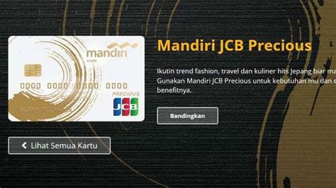 Welcome Bonus Mandiri Jcb Precious Tidak Sesuai