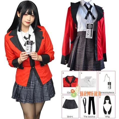 Kakegurui Jabami Yumeko Cosplay Anime Kakegurui Cosplay Kost M Schule