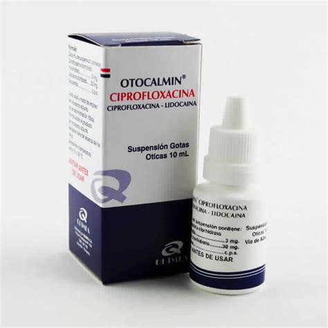 Punto Farma Otocalmin Ciprofloxacina Gotas Oticas 10mL