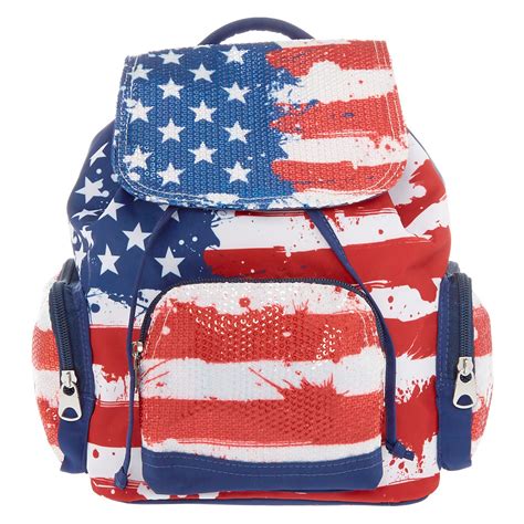 American Flag Backpack Claires Us