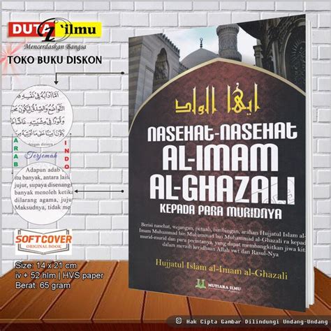 Jual Terjemah Kitab Ayyuhal Walad Nasehat Imam Ghazali Shopee Indonesia